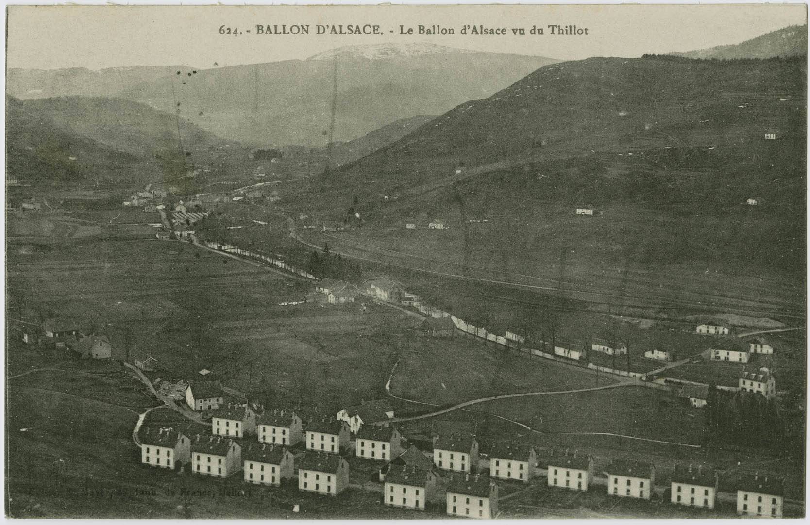 Le Thillot et le ballon d'Alsace.