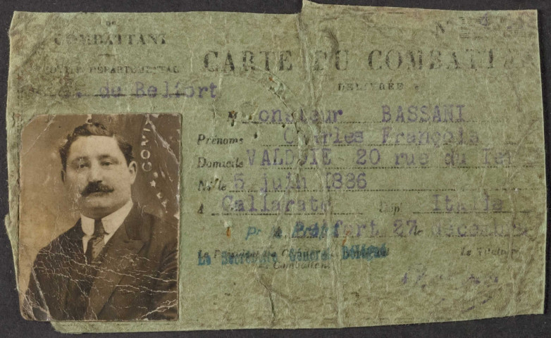 BASSANI Charles François