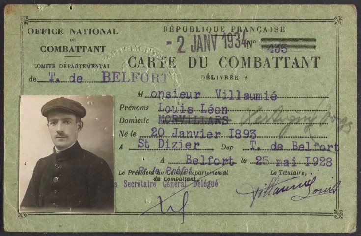 VILLAUMIE Louis Léon