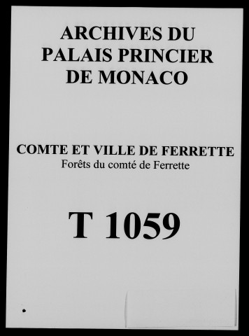 Arrêt du Conseil déboutant les communes du comté de Ferrette de leur appel contre l'ordonnance du 8 février 1760.