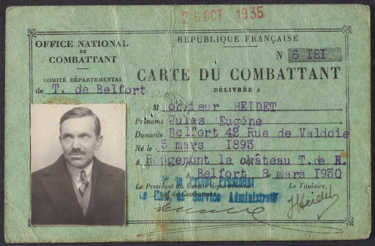 HEIDET Jules Eugène