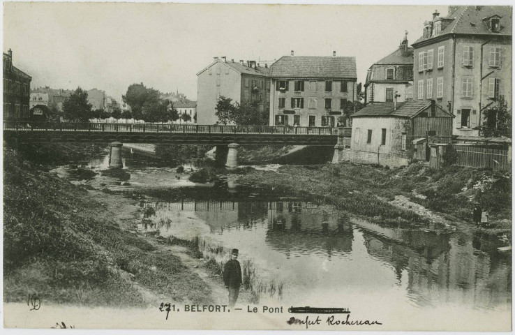 Belfort, le pont du Fourneau.