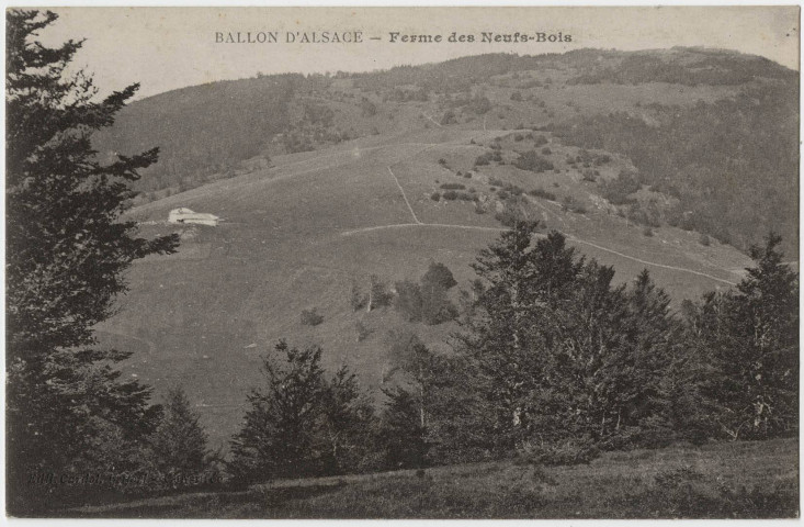 Ballon d'Alsace, ferme des Neufs-Bois [carte censurée].