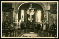 Chèvremont, l'intérieur de l'église.