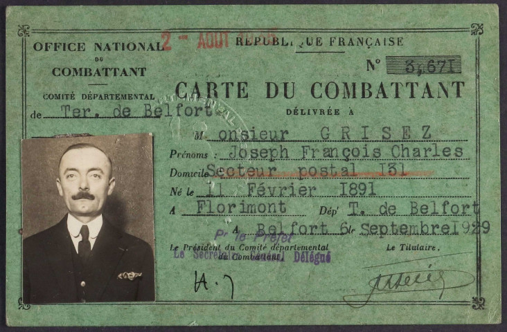 GRISEZ Joseph François Charles