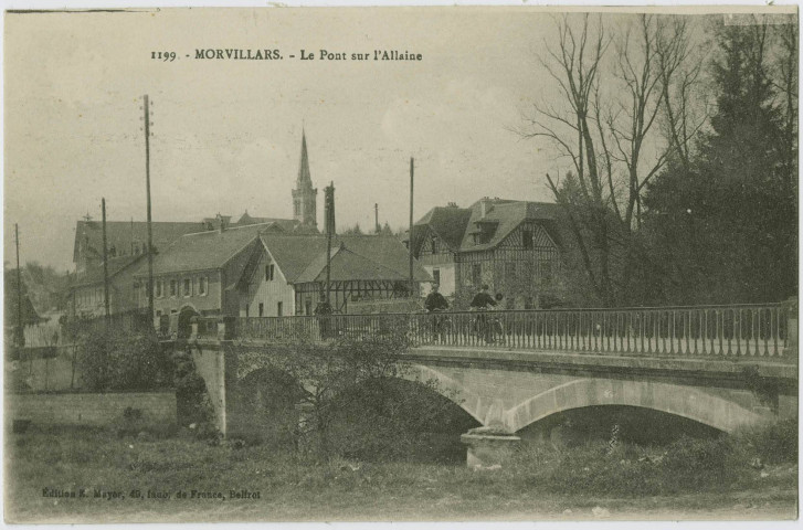 Morvillars, le pont sur l’Allaine.