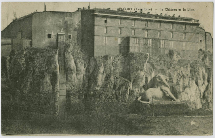 Belfort (Territoire), le château et le Lion.