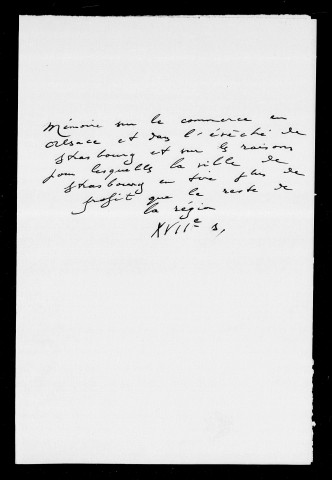 Mémoire sur le commerce en Alsace et dans l'évêché de Strasbourg (XVIIe siècle), tableaux de la valeur du pain (1671) et de la valeur des monnaies en Alsace.