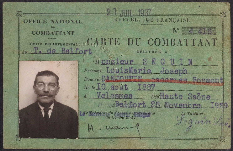 SEGUIN Louis Marie Joseph