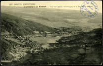 Vue sur Lepuix-gy, Giromagny et la Trouée de Belfort.