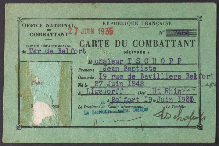 TSCHOPP Jean Baptiste