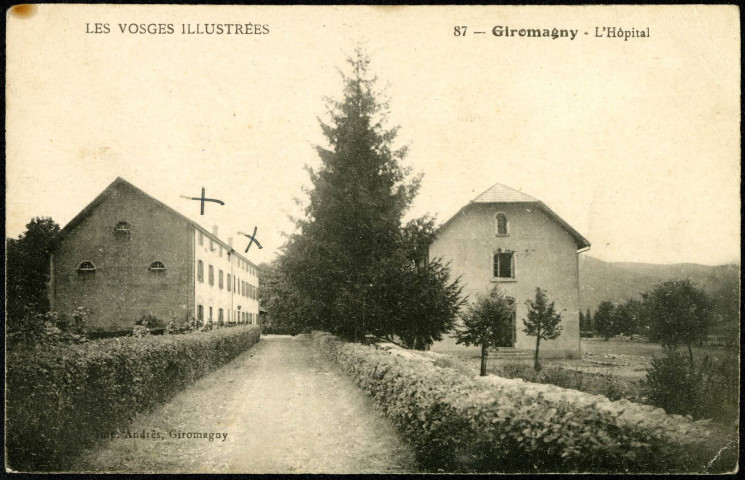 Giromagny, l'hôpital.