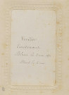 "Lieutenant Verdier. Blessé le 2 mai 1871. Mort le 4 mai [1871]."