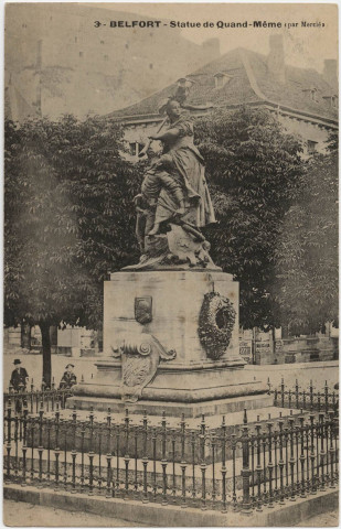 Belfort, statue de Quand-Même (par Mercié).