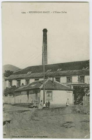 Etueffont-Haut, l'usine Zeller.
