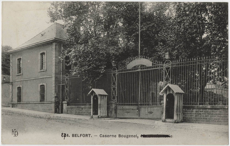 Belfort, la caserne Bougenel, 42e regiment d'Infanterie.