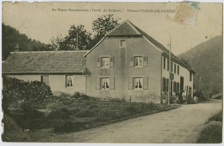 Au repos Rosemontois (Territ. de Belfort), maison Mandler-Farine.