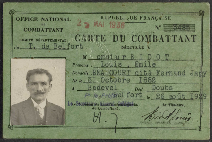 BIDOT Louis Emile