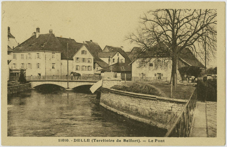 Delle (Territoire de Belfort), le pont.
