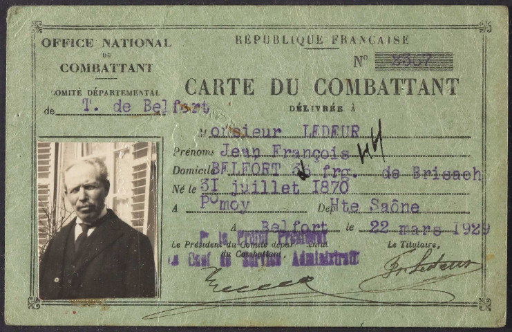 LEDEUR Jean François