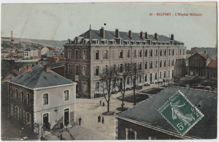 Belfort, l'hôpital militaire.