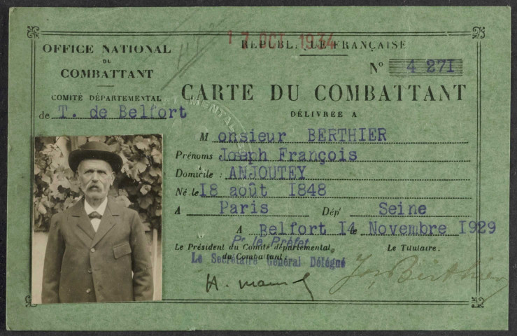 BERTHIER Joseph François