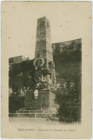 Belfort, monument du cimetière des Mobiles.