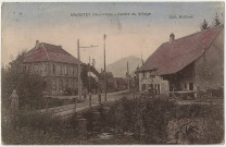 Anjoutey (Haut-Rhin), centre du village.
