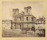 Belfort, l'église après le Siège, v. 1871-1872.