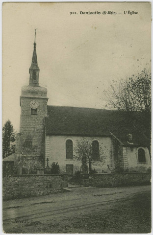 Danjoutin (Ht-Rhin), l’église.
