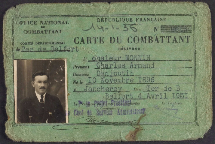 MONNIN Charles Armand