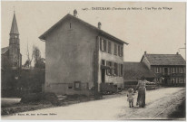 Trétudans (Territoire de Belfort), une vue du village.
