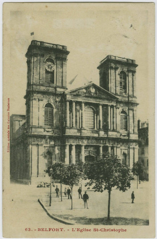 Belfort, l’église Saint-Christophe.