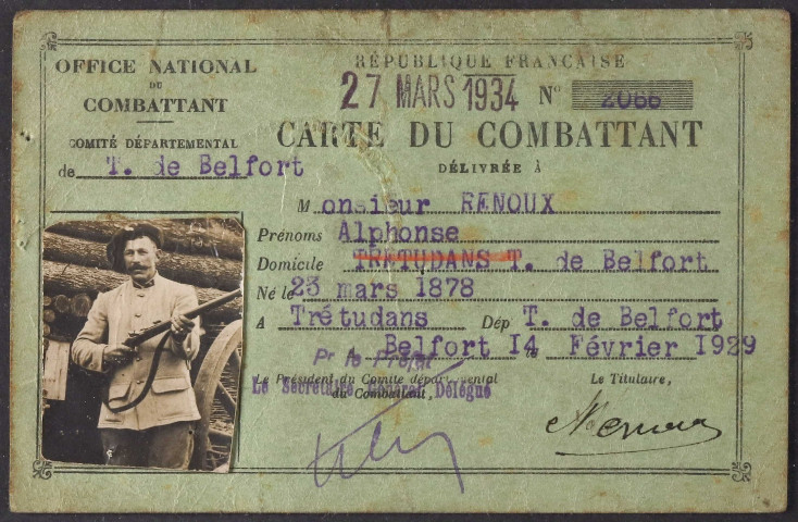 RENOUX Alphonse