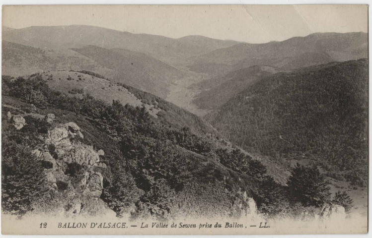 Ballon d'Alsace, la vallée de Sewen pride du Ballon.