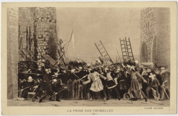La prise des tourelles, le mystère de Jeanne d'Arc au théâtre de la Passion à Belfort.