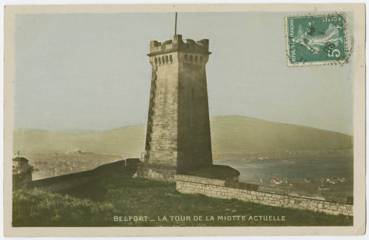 Belfort, la Tour de la Miotte actuelle.