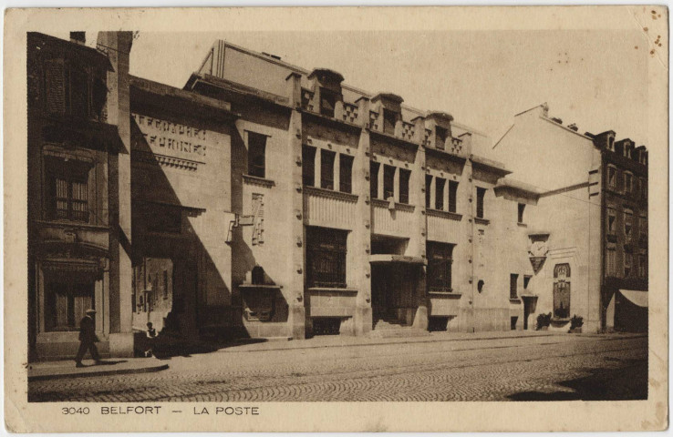 Les Vosges, Belfort, la Poste.