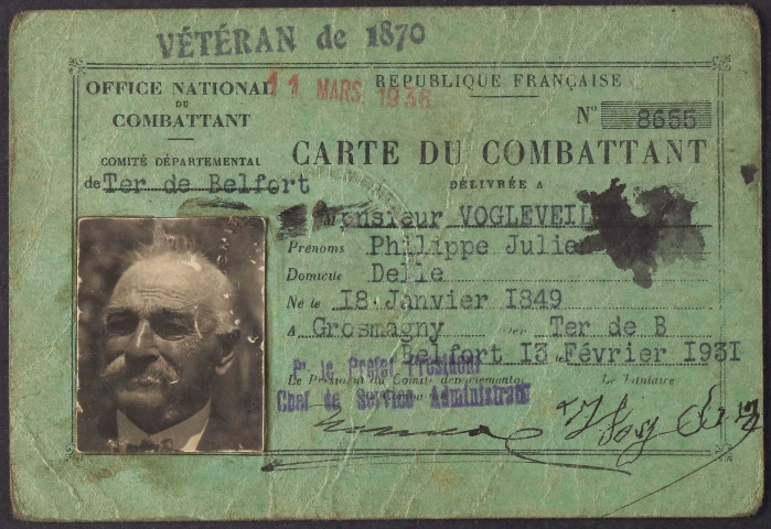 VOGLEVEILLE Philippe Julien