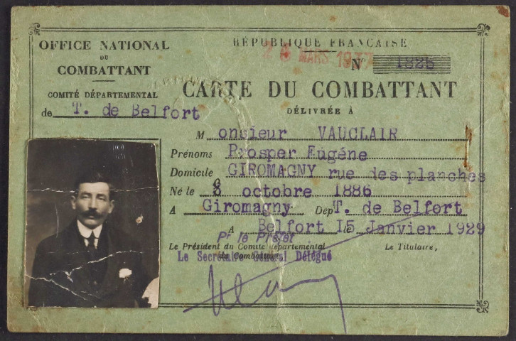 VAUCLAIR Prosper Eugène