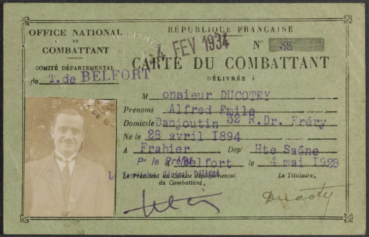 DUCOTEY Alfred Emile