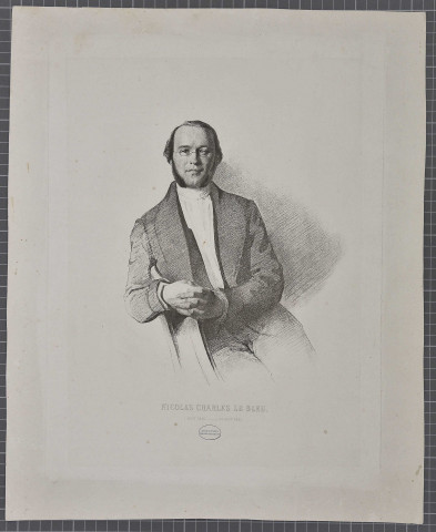 « Nicolas-Charles Le Bleu, 1 août 1820- 22 août 1882 ».