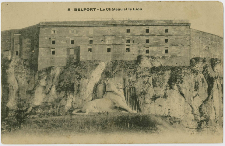 Belfort, le Château et le Lion.