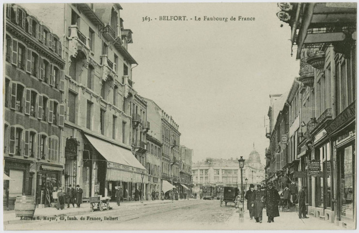 Belfort, le faubourg de France.