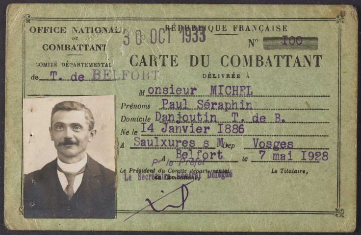 MICHEL Paul Séraphin