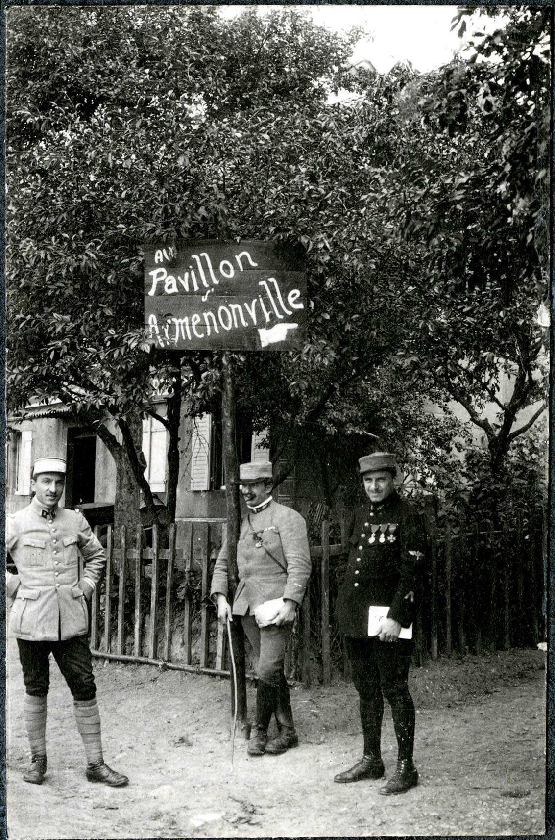 Bataille de Metzeral (Haut-Rhin), "Au Pavillon "Armenonville", le [17 juin 1915].