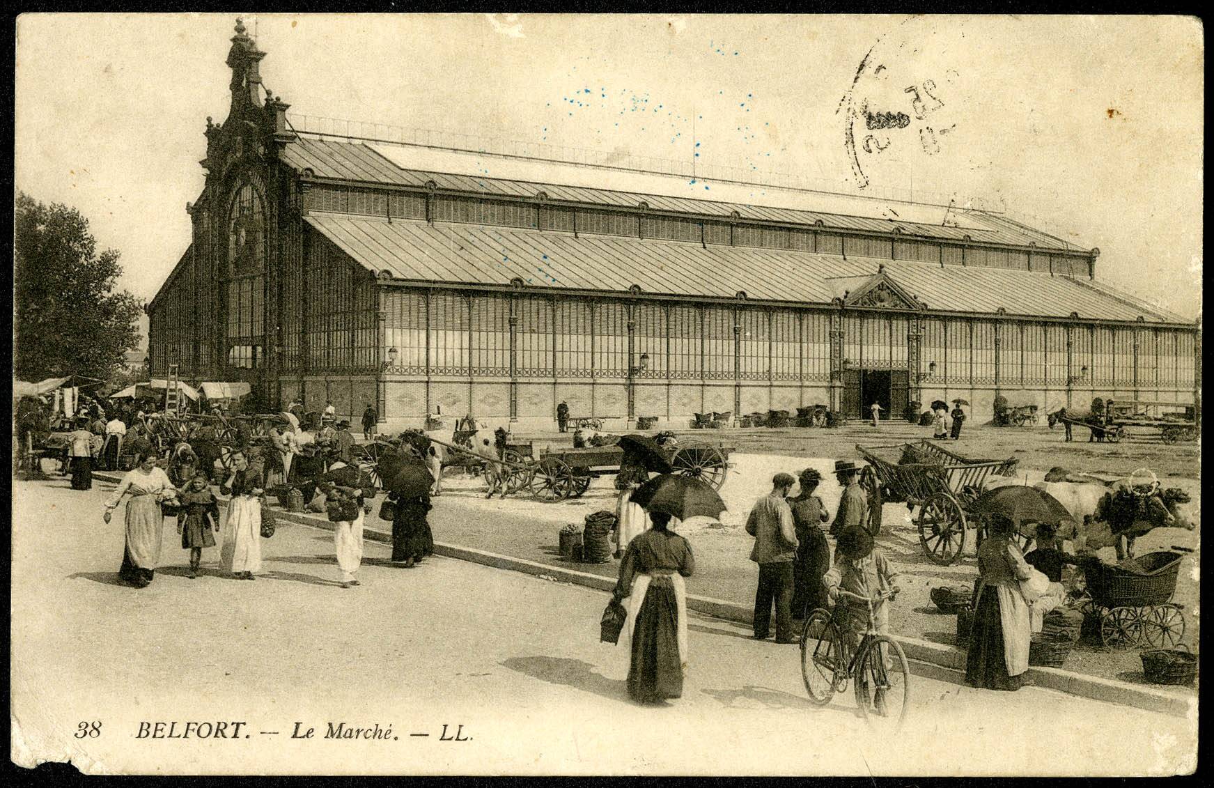 Belfort, le marché.