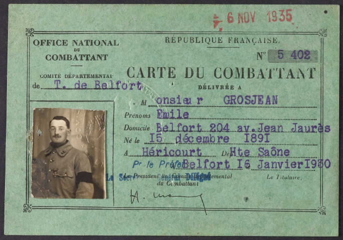 GROSJEAN Emile