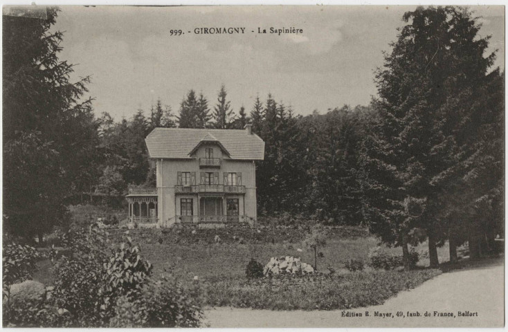 Giromagny, la Sapinière.