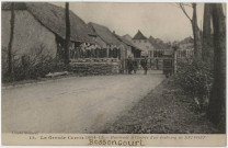 La Grande Guerre 1914-1915, Bessoncourt, l'entrée du village.